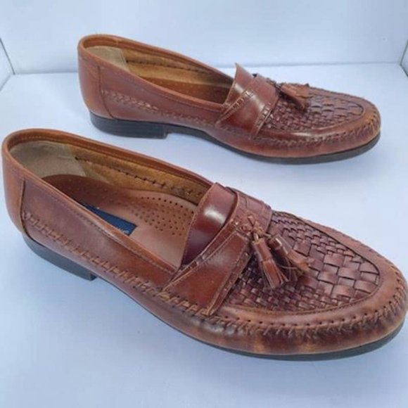 Giorgio Brutini Men’s Loafers Shoes Brown Leather Size 13 Medium main image 8